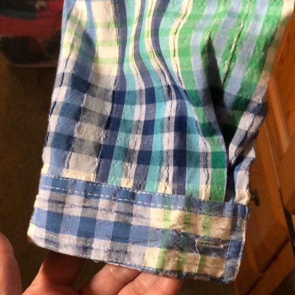 EUC ALIA PETITE BLOUSE SIZE 14P LS/ROLL UP!!! - Picture 6 of 8